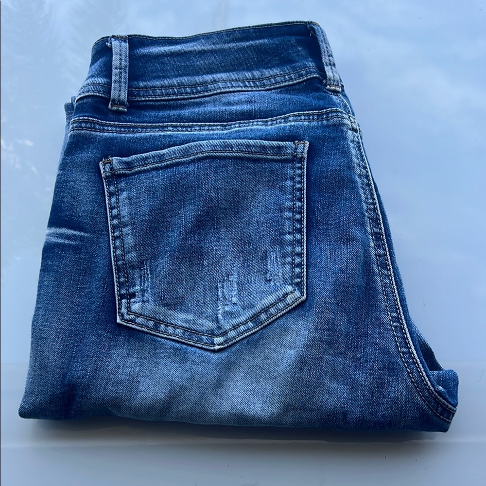 Indigo Rein Blue Skinny Jeans with Classic Denim Texture